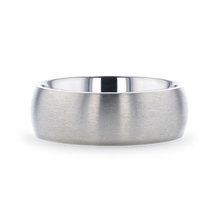 ERIS | Titanium Ring Brushed Finish Domed - Rings - Aydins Jewelry - 3