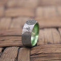 Fingerprint Ring | Mens Wedding Band, Couple Wedding Ring, Memorial Ring - Fingerprint Rings - Aydins Jewelry - 1