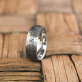Fingerprint Ring | Mens Wedding Band, Couple Wedding Ring, Memorial Ring - Fingerprint Rings - Aydins Jewelry - 1
