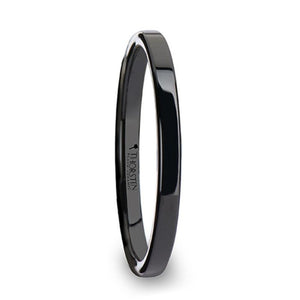 FRAENER Black Ceramic men's wedding band, image 1