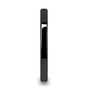 FRAENER Black Ceramic men's wedding band, image 2