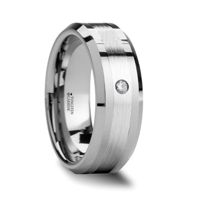 GAUTIER Tungsten Carbide men's wedding band, image 1