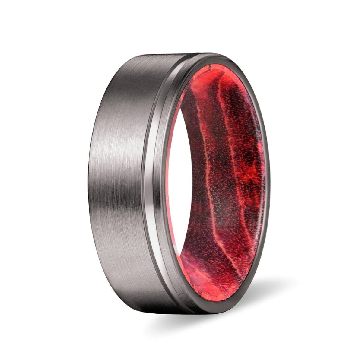 GLEASON — lifestyle on hand — men's tungsten carbide wedding ring | Aydins Jewelry