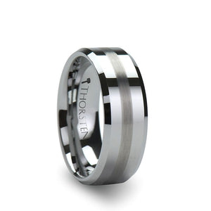 GRENOBLE Tungsten Carbide men's wedding band, image 1