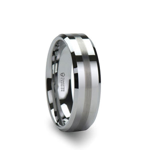 GRENOBLE Tungsten Carbide men's wedding band, image 2