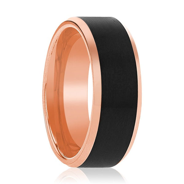HAYDEN | Tungsten Ring Rose Gold - Rings - Aydins Jewelry