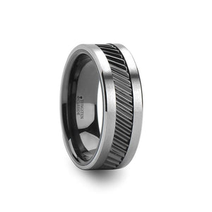 HELIX Ceramic men's wedding band, image 3