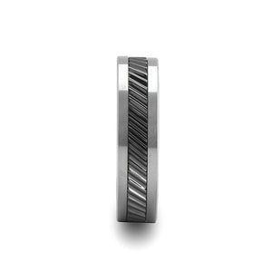 HELIX Ceramic men's wedding band, image 2