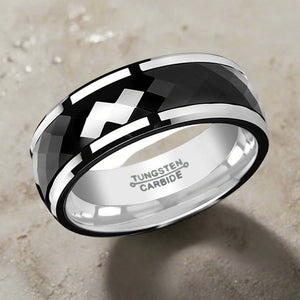 HICKOK Black Ceramic men's wedding band, image 2