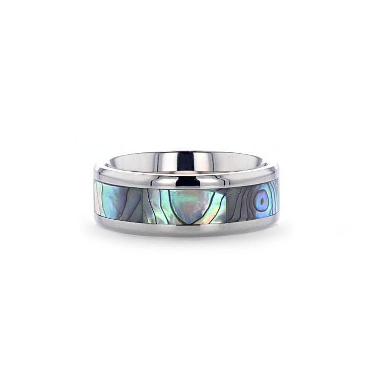 KAUI | Titanium Ring Pearl Inlay - Rings - Aydins Jewelry - 3