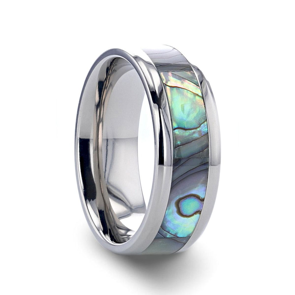 KAUI | Titanium Ring Pearl Inlay