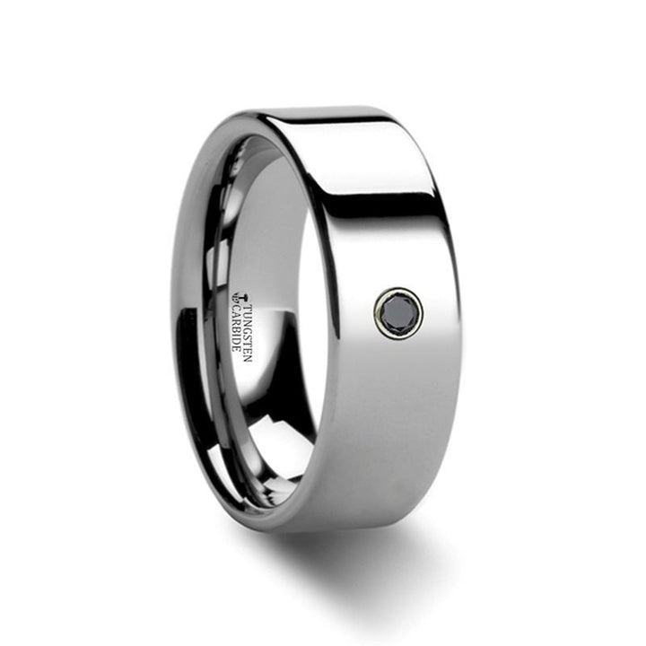KNOXVILLE | Tungsten Ring Black Diamond - Rings - Aydins Jewelry - 1