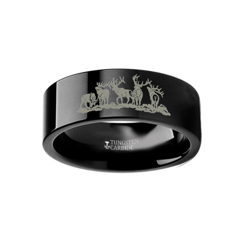 DIANA Tungsten Carbide men's wedding band, image 2