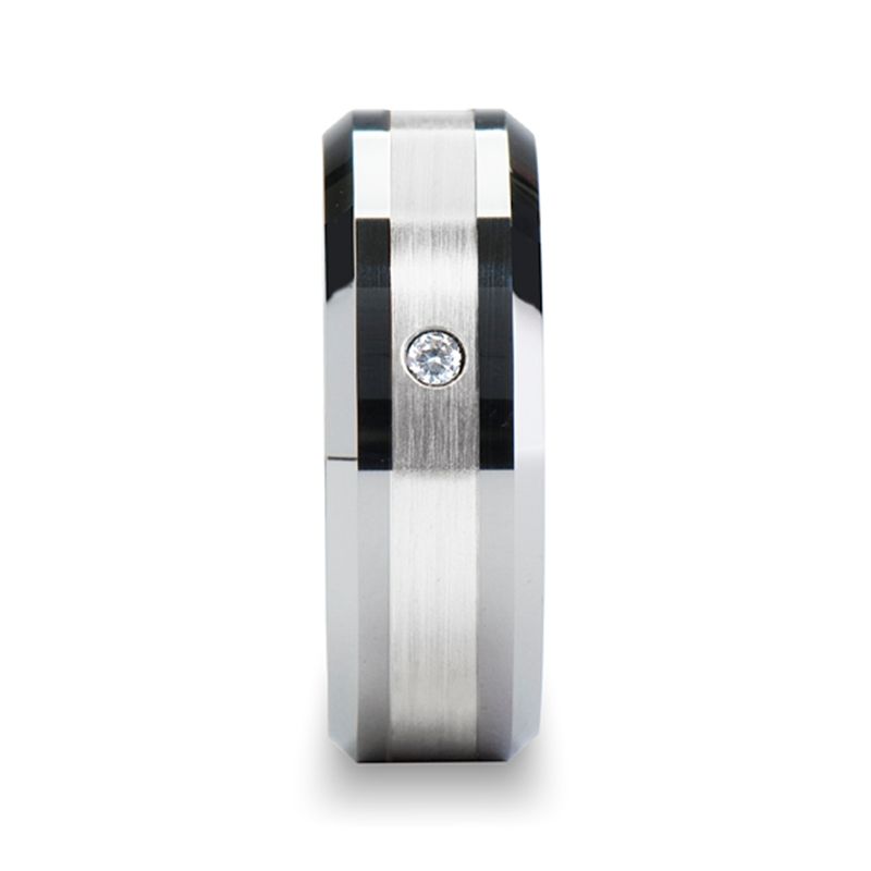 LAURENT Tungsten Carbide men's wedding band, image 2