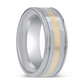 LAZIO Tungsten Carbide men's wedding band, image 1