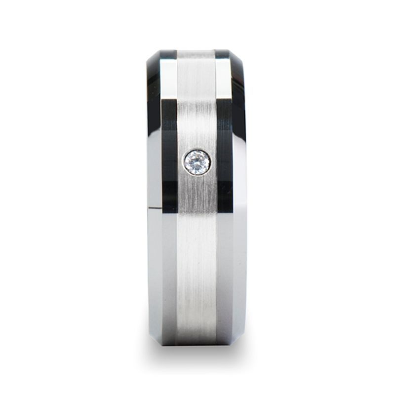 LEOPOLD Tungsten Carbide men's wedding band, image 2