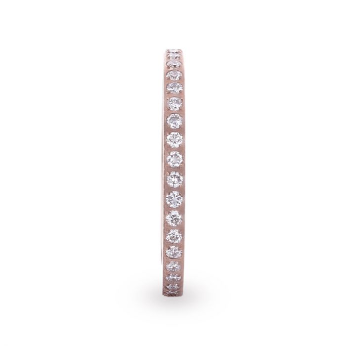 LILLIAN | Titanium Ring Lab-Created White Diamonds Setting - Rings - Aydins Jewelry - 2
