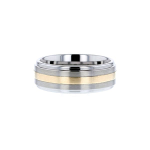 LONDON Tungsten Carbide men's wedding band, image 3