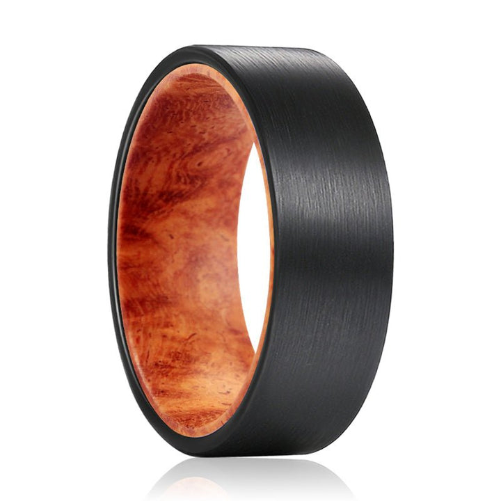 MARA | Tungsten Ring Red Burl Wood - Rings - Aydins Jewelry - 1