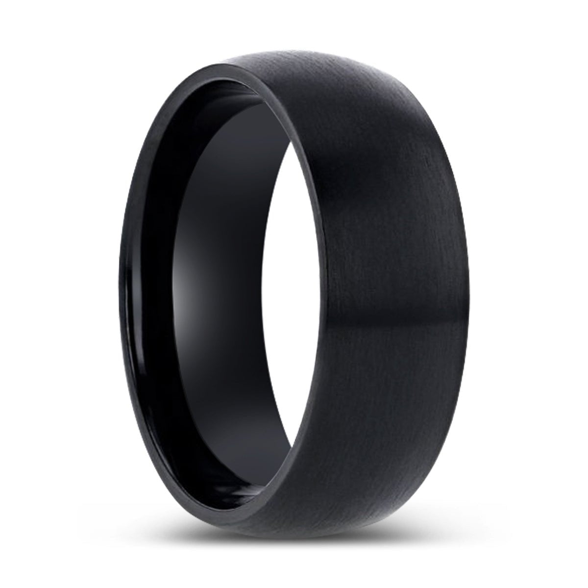 MARAUDER — hero shot — men's titanium wedding ring | Aydins Jewelry