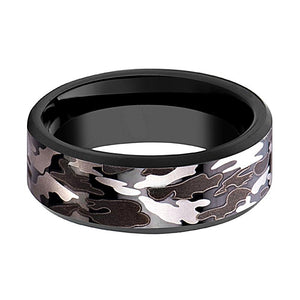 CONQUEST Tungsten Carbide men's wedding band, image 2