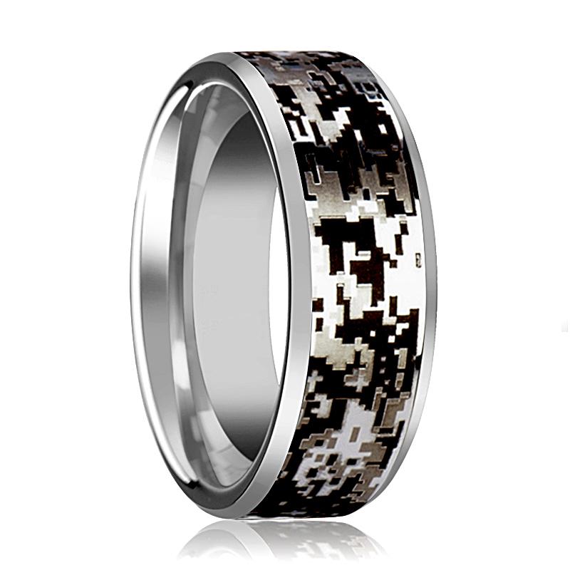 STEALTH Tungsten Carbide men's wedding band, image 1