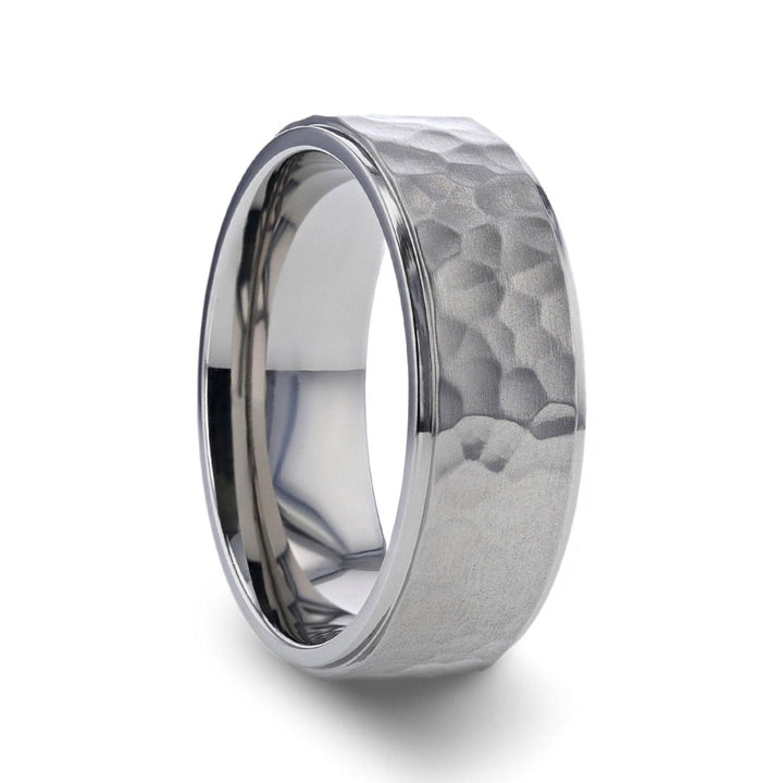 MINISTER | Titanium Ring Raised Hammered Finish - Rings - Aydins Jewelry - 2