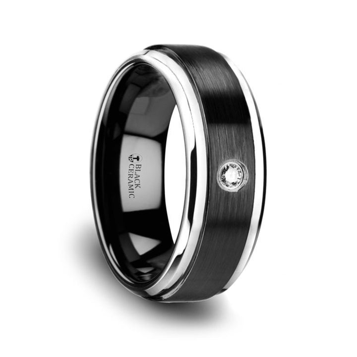 MONARCH | Ceramic Ring with Diamond - Rings - Aydins Jewelry - 3