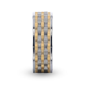 MONTROSE Rose Gold men's wedding band, image 2