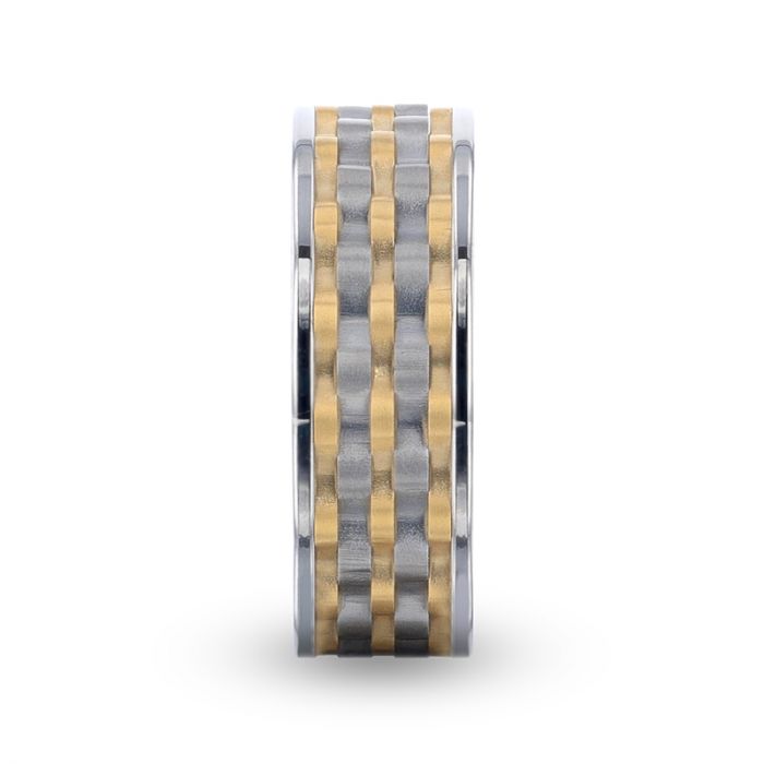 MONTROSE Rose Gold men's wedding band, image 2