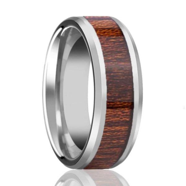 MYTHIC | Tungsten Ring Koa Wood Inlay - Rings - Aydins Jewelry