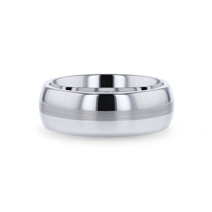 NELSON | Titanium Ring Brushed Stripe - Rings - Aydins Jewelry - 3