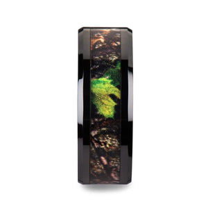 NIGHTFALL Ceramic men's wedding band, image 2