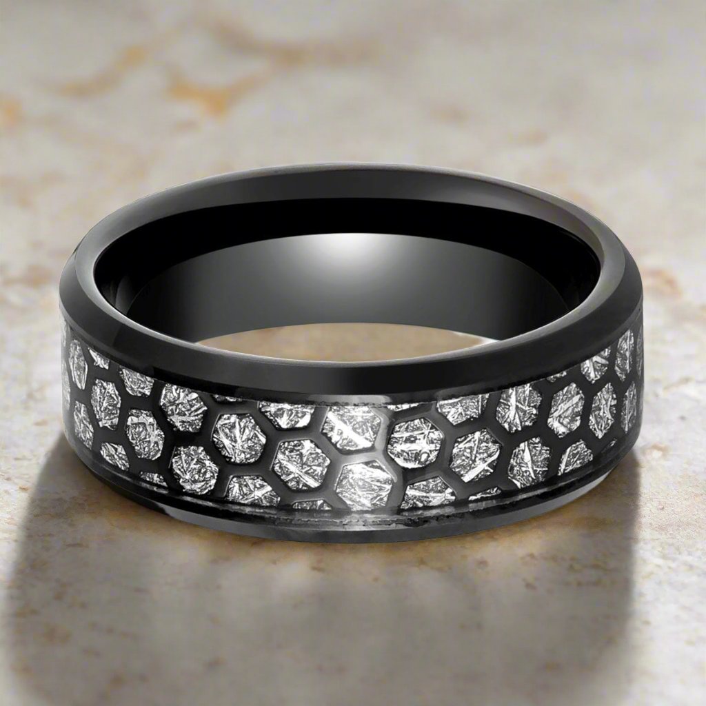 Fake clearance meteorite ring