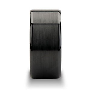 OCTAVIUS Black Ceramic men's wedding band, image 4