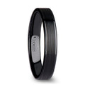 OCTAVIUS Black Ceramic men's wedding band, image 1