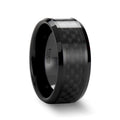 ONYX Black Ceramic men's wedding band, image 1