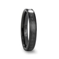 ONYX Black Ceramic men's wedding band, image 1