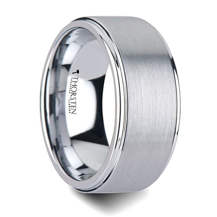 OPTIMUS | Tungsten Ring Brush Center - Rings - Aydins Jewelry - 1