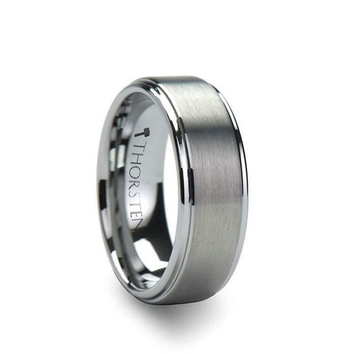 OPTIMUS | Tungsten Ring Brush Center - Rings - Aydins Jewelry - 2