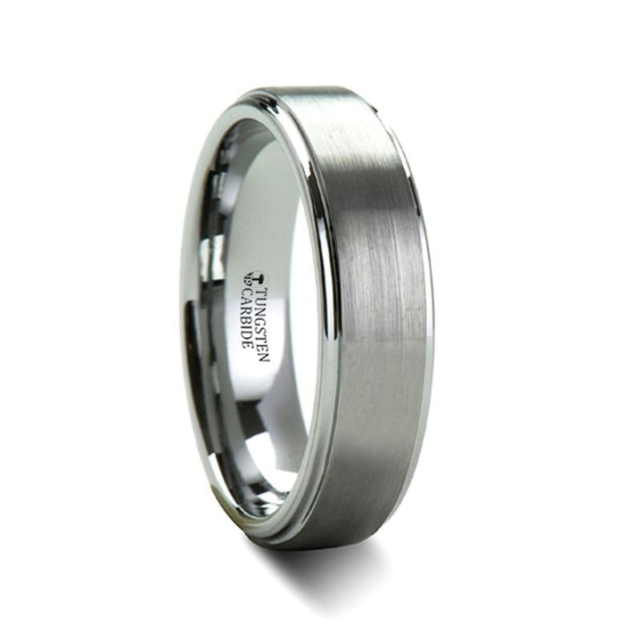 OPTIMUS | Tungsten Ring Brush Center - Rings - Aydins Jewelry - 3