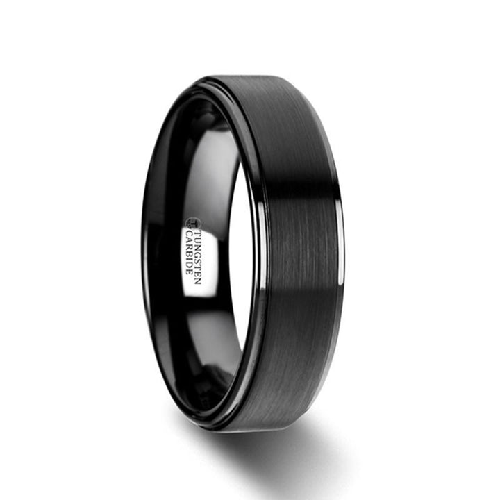 ORION | Flat Black Tungsten Ring - Rings - Aydins Jewelry - 1