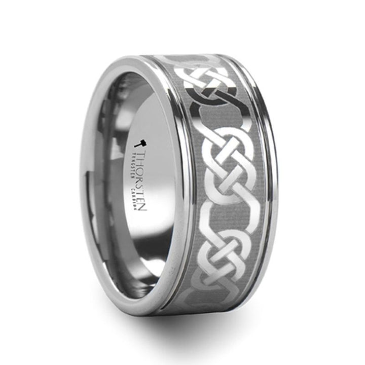 PALATINE | Tungsten Ring Celtic Pattern - Rings - Aydins Jewelry - 5