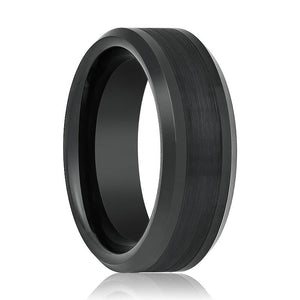 PANDARUS — hero shot — men's tungsten carbide wedding ring | Aydins Jewelry