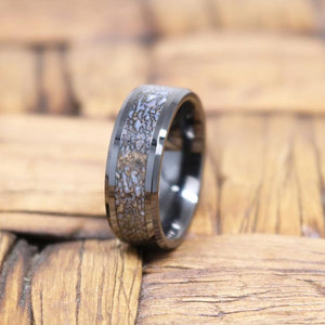 PERMIAN Black Ceramic men's wedding band, image 5