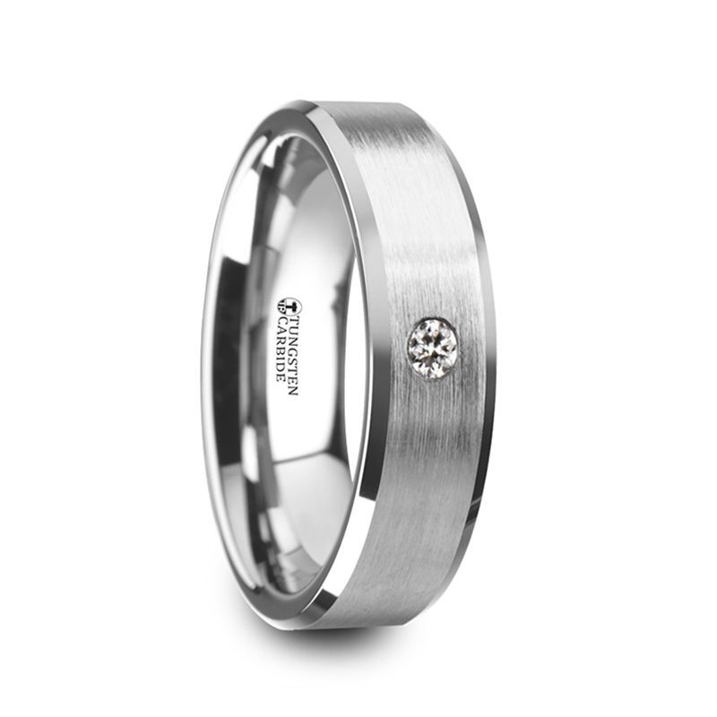 PORTER Tungsten Carbide men's wedding band, image 2