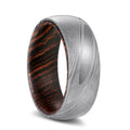 PROTECTOR — hero shot — men's damascus steel wedding ring | Aydins Jewelry