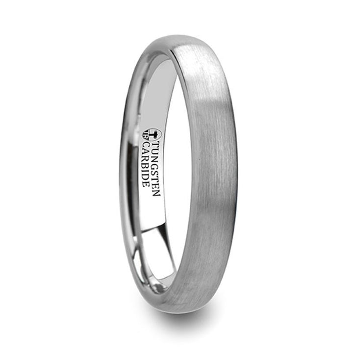 PYTHIUS | Tungsten Ring Domed Brush - Rings - Aydins Jewelry - 3