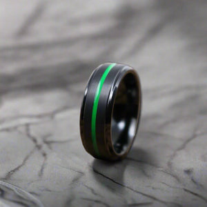 REAPER — alternate angle — men's tungsten carbide wedding ring | Aydins Jewelry
