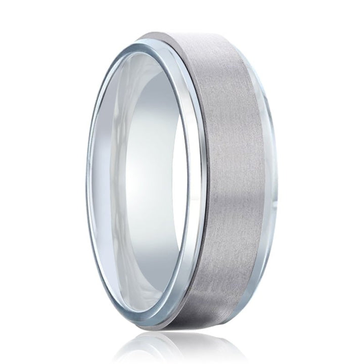 REBELLION | Silver Titanium Ring, Spinner Wedding Band - Rings - Aydins Jewelry - 1